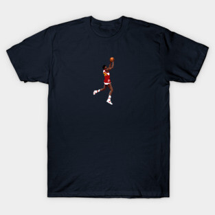 Dominique Wilkins Pixel Dunk T-Shirt