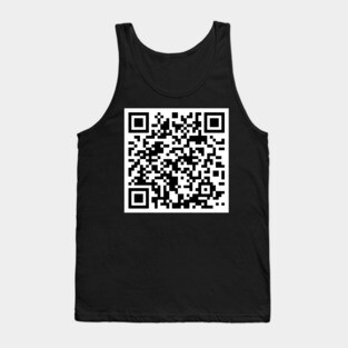Troll Meme Face QR Code Tank Top
