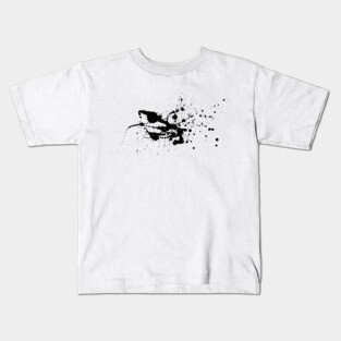 Splattered Ink Dots Creative Art Kids T-Shirt
