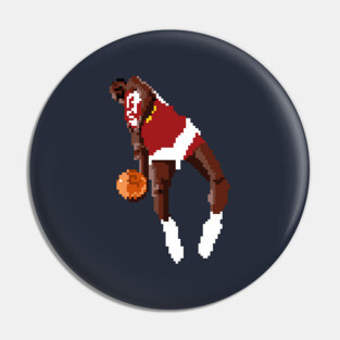 Dominique Wilkins Pixel Dunk Pin