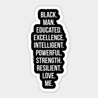 Black Man | Black Power | African American Sticker