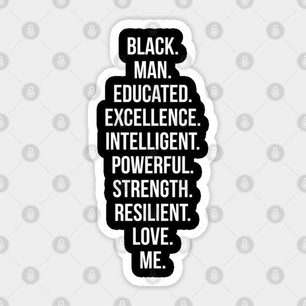 Black Man | Black Power | African American Sticker by UrbanLifeApparel