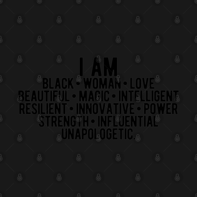 I AM A Strong Black Woman | African American by UrbanLifeApparel