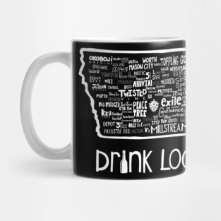 Drink Local Iowa Beer Mug