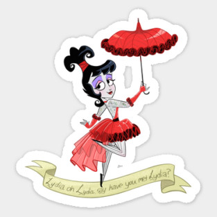 Lydia The Tattooed Lady Sticker