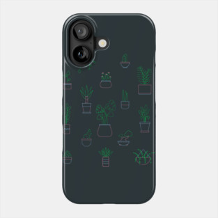 Neon Plants Phone Case