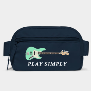Play Simply Bass Guitar Surf Green Color Bag