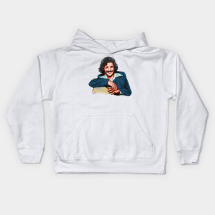 Freddy Fender - An illustration by Paul Cemmick Kids Hoodie