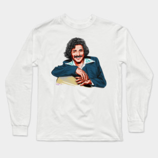 Freddy Fender - An illustration by Paul Cemmick Long Sleeve T-Shirt
