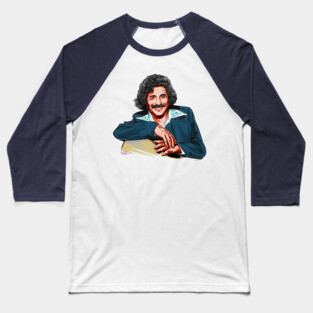 Freddy Fender - An illustration by Paul Cemmick Baseball T-Shirt