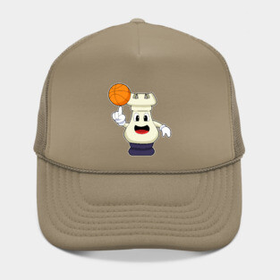 Chess piece Rook at Basketball Sports Hat