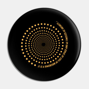 Twilight Zone Science-Fiction Hommage Pin