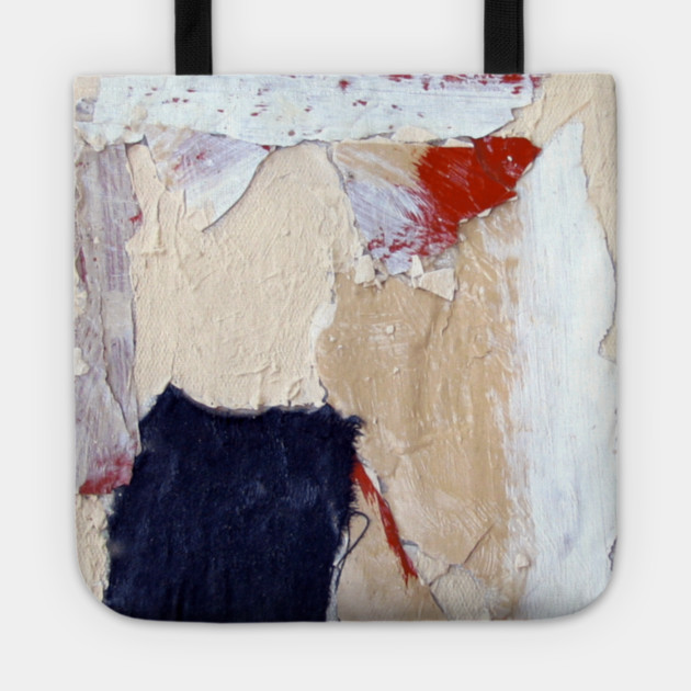 Jupiter Inspired Abstract Collage – Textured Mixed Media Artwork Tote by DonWillisJrArt