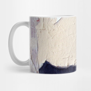 Jupiter Inspired Abstract Collage – Textured Mixed Media Artwork Mug