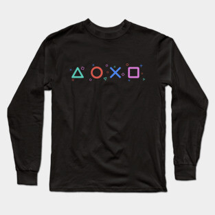 Playstation Artwork Long Sleeve T-Shirt
