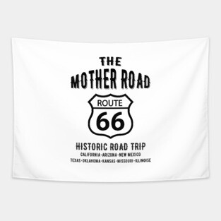 The Mother Road Route 66 - Historic Road Trip Tapestry