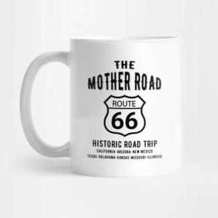 The Mother Road Route 66 - Historic Road Trip Mug