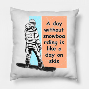 snowboarding Pillow