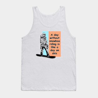snowboarding Tank Top