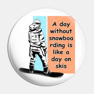 snowboarding Pin