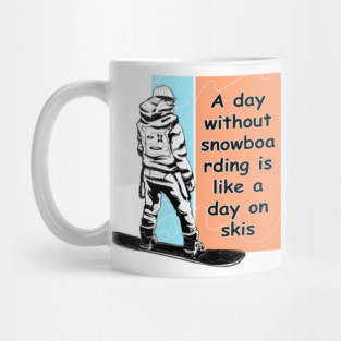 snowboarding Mug