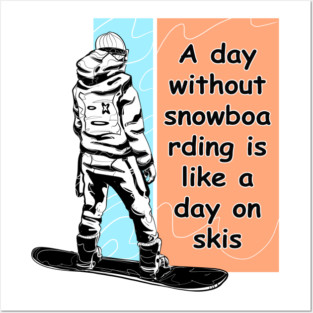 snowboarding Posters and Art