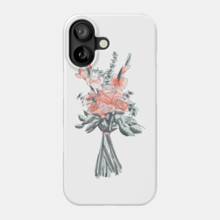 Orange bouquet Phone Case
