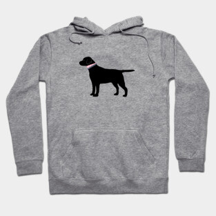 Preppy Dog Black Lab Hoodie