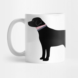 Preppy Dog Black Lab Mug