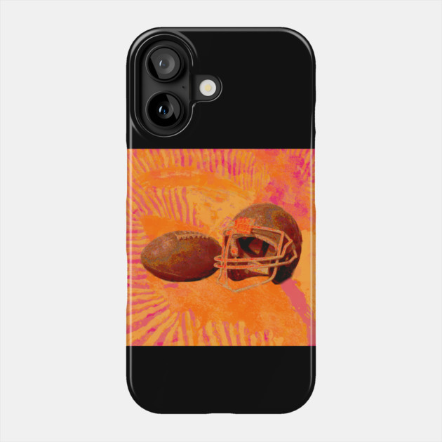 Orange Team Spirit Phone Case by DonWillisJrArt