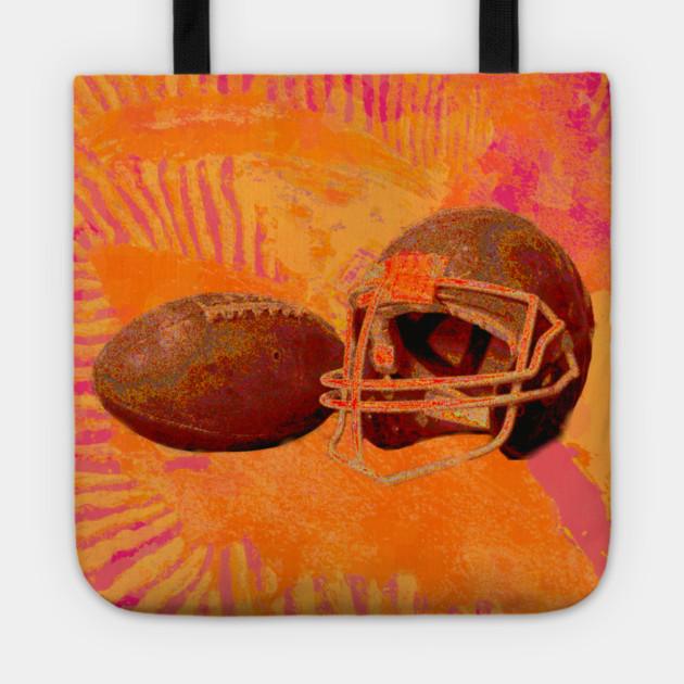 Orange Team Spirit Tote by DonWillisJrArt