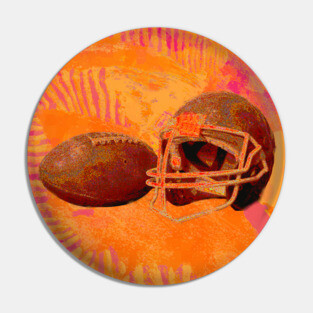 Orange Team Spirit Pin