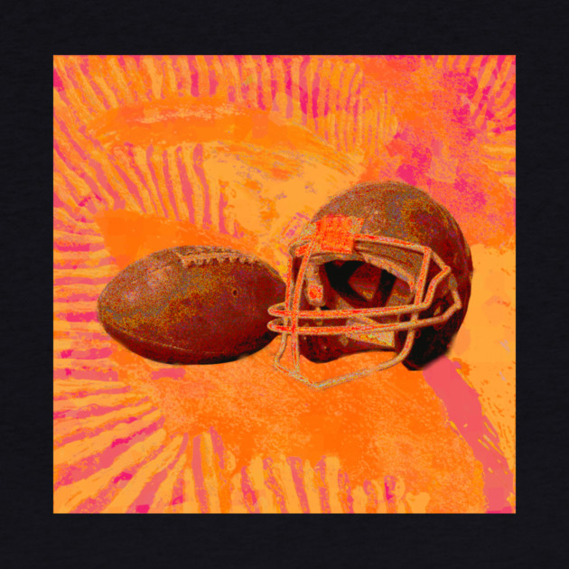 Orange Team Spirit by DonWillisJrArt