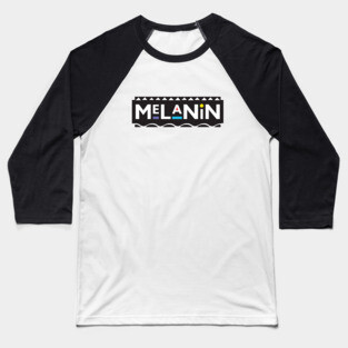 Melanin Baseball T-Shirt