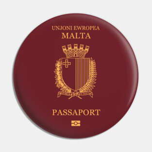 Malta passport Pin