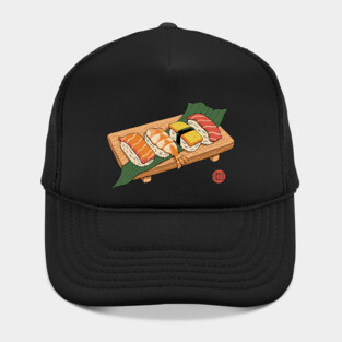Sushi Ukiyo-e Hat