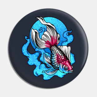 Golden Fish Pin