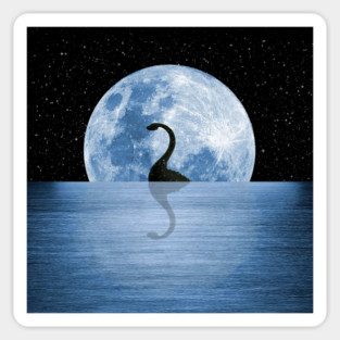 Nessie Starry Night - Loch Ness Monster Magnet