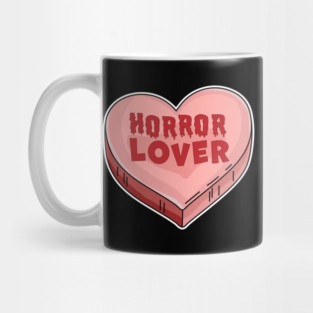 Horror Lover Candy Heart Valentines Day Halloween Mug