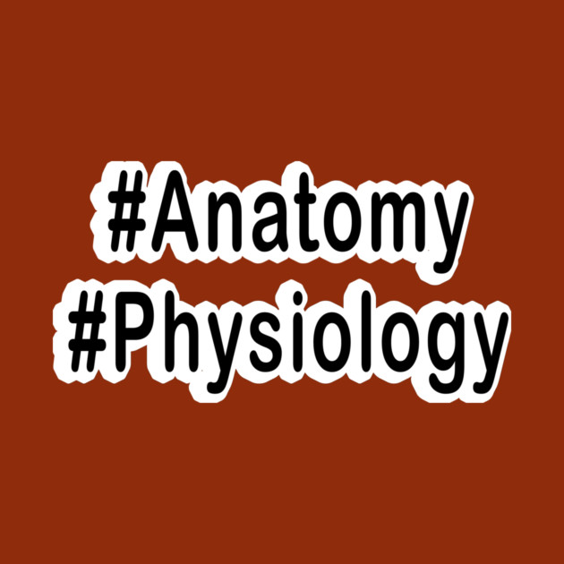 Hash Anatomy Physiology TAPP Black T-Shirt by The A&amp;P Professor