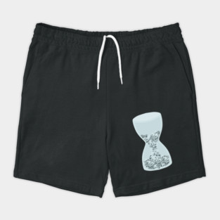 Time Is Running Out (Skulls In An Hourglass) Shorts