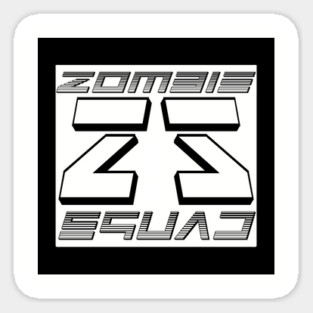Zombie Squad ZS Avenge (Black) Sticker