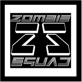 Zombie Squad ZS Avenge (White) Posters and Art