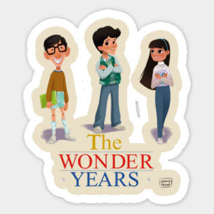 The wonder years Sticker