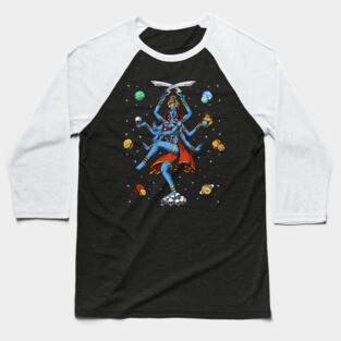 Kali Hindu Goddess Baseball T-Shirt