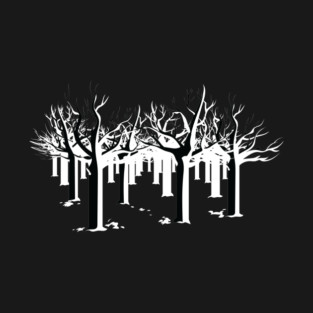 Parallel Forest - Black and White Edition T-Shirt