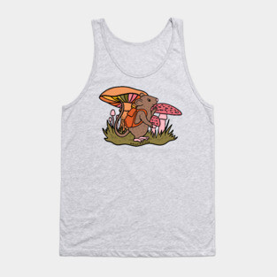 Rat With Backpack Tank Top