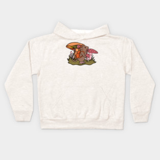 Rat With Backpack Kids Hoodie