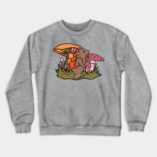 Rat With Backpack Crewneck Sweatshirt