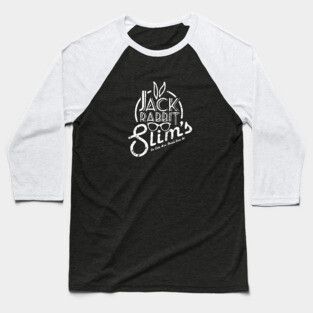 Jack Rabbit Slims (all-white 2021 variant) Baseball T-Shirt